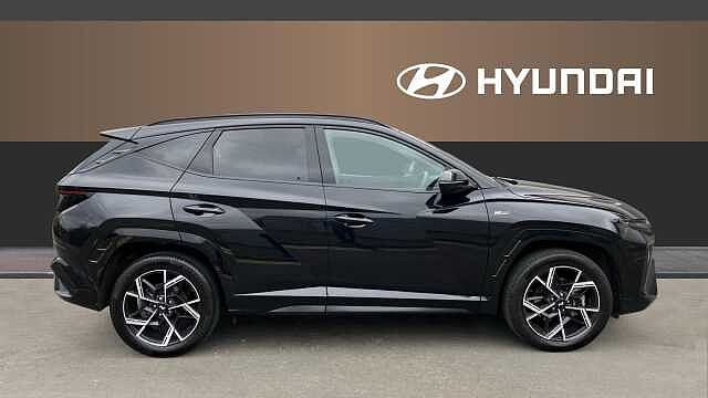 Hyundai TUCSON 1.6T Hybrid N Line 5dr Auto Hybrid Estate Black