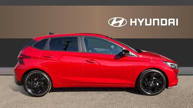Hyundai I20 1.0T GDi 90 Black Line 5dr Petrol Hatchback Dragon Red - Pearl