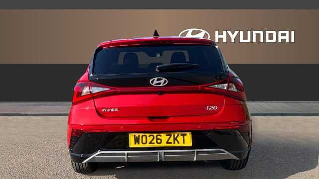 Hyundai I20 1.0T GDi 90 Black Line 5dr Petrol Hatchback Dragon Red - Pearl