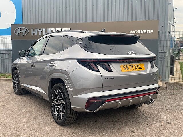 Hyundai TUCSON 1.6 TGDi Hybrid 230 N Line 5dr 2WD Auto Silver