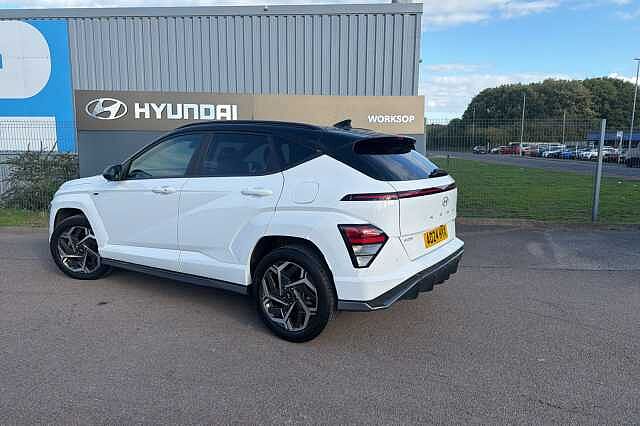 Hyundai KONA 1.6 GDi Hybrid N Line 5dr DCT Serenity White