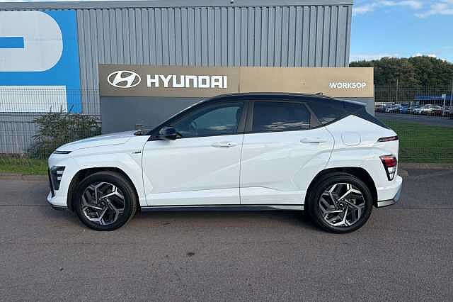 Hyundai KONA 1.6 GDi Hybrid N Line 5dr DCT Serenity White