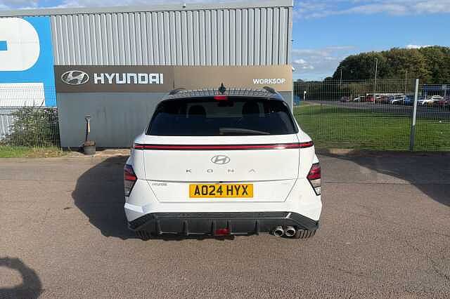 Hyundai KONA 1.6 GDi Hybrid N Line 5dr DCT Serenity White