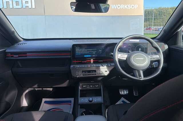 Hyundai KONA 1.6 GDi Hybrid N Line 5dr DCT Serenity White