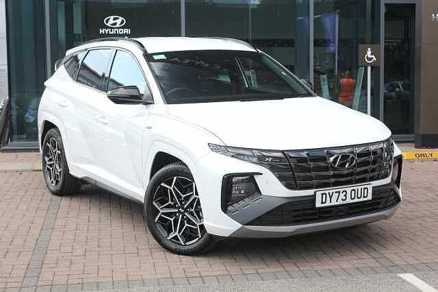 Hyundai TUCSON 1.6 TGDi Plug-in Hybrid N Line 5dr 4WD Auto White