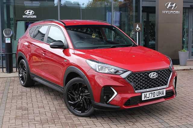 Hyundai TUCSON 1.6 CRDi 48V MHD 136 N Line 5dr 2WD Red