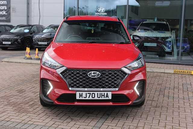 Hyundai TUCSON 1.6 CRDi 48V MHD 136 N Line 5dr 2WD Red