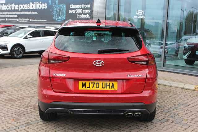 Hyundai TUCSON 1.6 CRDi 48V MHD 136 N Line 5dr 2WD Red