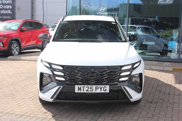 Hyundai TUCSON 1.6T Hybrid N Line 5dr Auto White