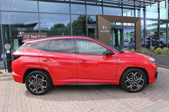 Hyundai TUCSON 1.6 TGDi Hybrid 230 N Line S 5dr 2WD Auto Red