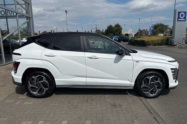 Hyundai KONA 1.6T 138 N Line S 5dr Atlas White