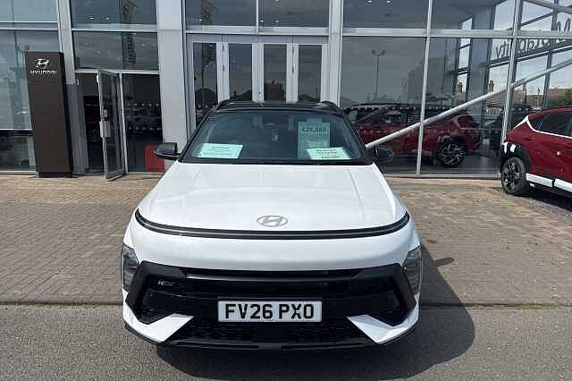 Hyundai KONA 1.6T 138 N Line S 5dr Atlas White