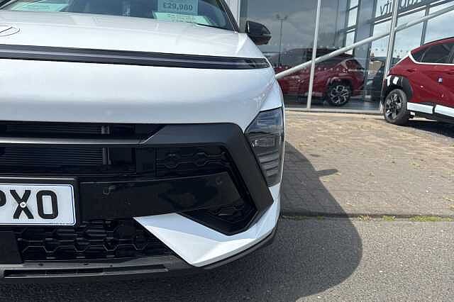 Hyundai KONA 1.6T 138 N Line S 5dr Atlas White