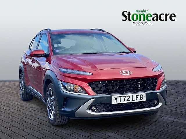 Hyundai KONA HYBRID 1.6 h-GDi Premium SUV 5dr Petrol Hybrid DCT Euro 6 (s/s) (141 ps) Red