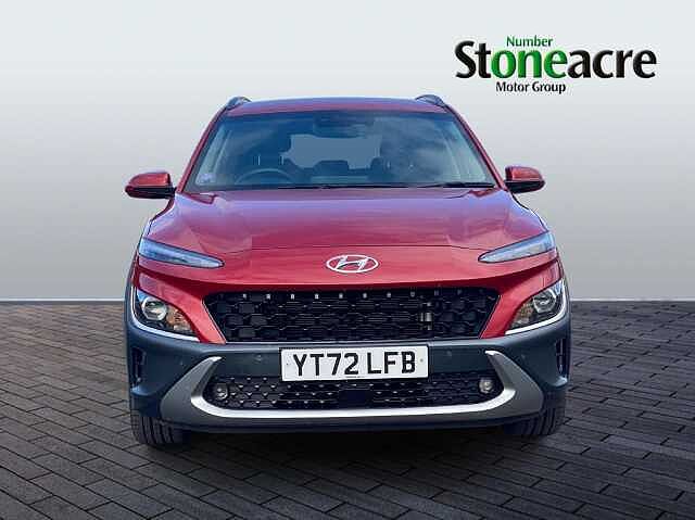 Hyundai KONA HYBRID 1.6 h-GDi Premium SUV 5dr Petrol Hybrid DCT Euro 6 (s/s) (141 ps) Red