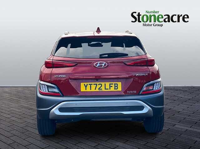 Hyundai KONA HYBRID 1.6 h-GDi Premium SUV 5dr Petrol Hybrid DCT Euro 6 (s/s) (141 ps) Red