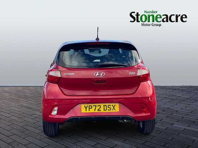 Hyundai I10 1.0 SE Connect Hatchback 5dr Petrol Manual Euro 6 (s/s) (67 ps) Red