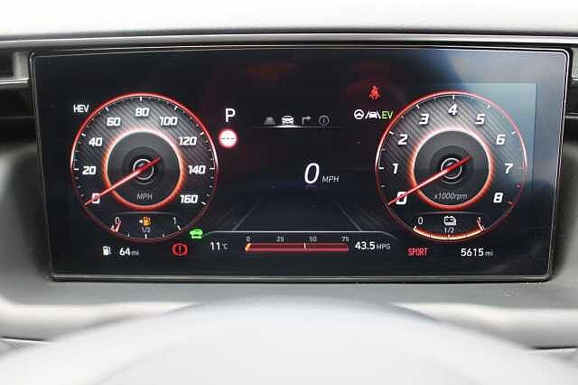Hyundai TUCSON 1.6 T-GDi 13.8kWh N Line Auto 4WD Euro 6 (s/s) 5dr Red