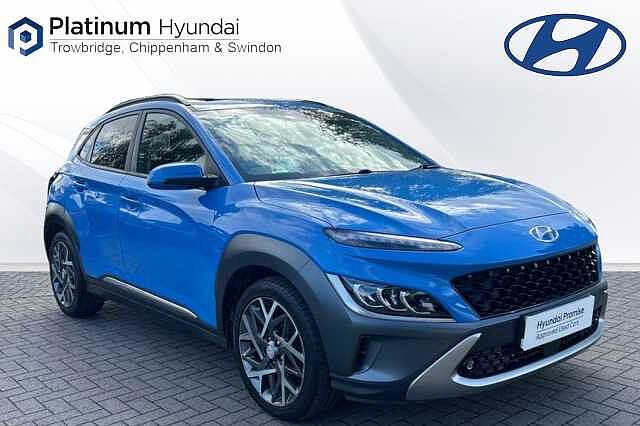 Hyundai KONA 1.6 GDi Hybrid Ultimate 5dr DCT Surfy Blue