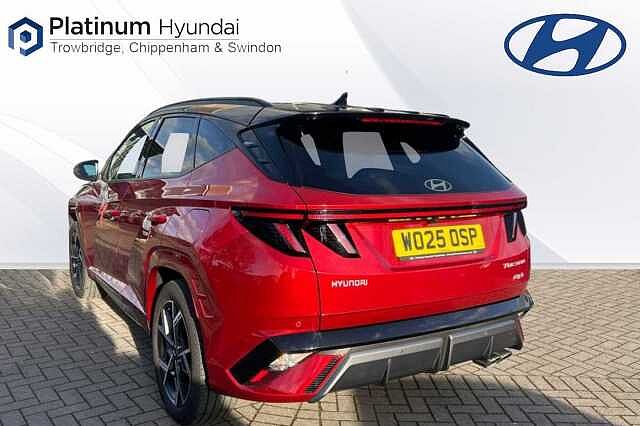 Hyundai TUCSON 1.6T Plug-in Hybrid N Line 5dr Auto Ultimate Red