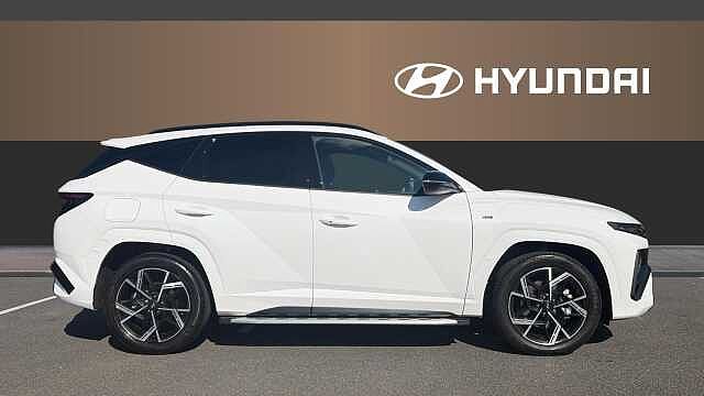 Hyundai TUCSON 1.6T Plug-in Hybrid N Line Edition 5dr Auto Estate Serenity White - Pearl