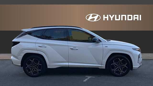 Hyundai TUCSON 1.6 TGDi Hybrid 230 N Line 5dr 2WD Auto Hybrid Estate White