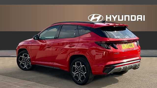 Hyundai TUCSON 1.6 TGDi Hybrid 230 N Line S 5dr 2WD Auto Hybrid Estate Red
