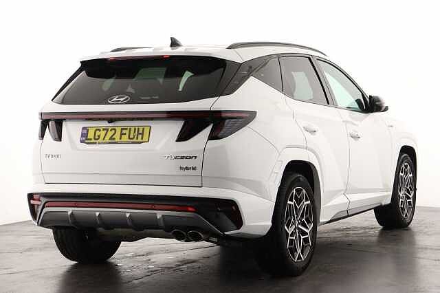 Hyundai TUCSON 1.6 TGDi Hybrid 230 N Line 5dr 2WD Auto Estate White