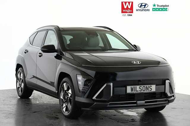 Hyundai KONA 1.6 GDi Hybrid Ultimate 5dr DCT Hatchback Black