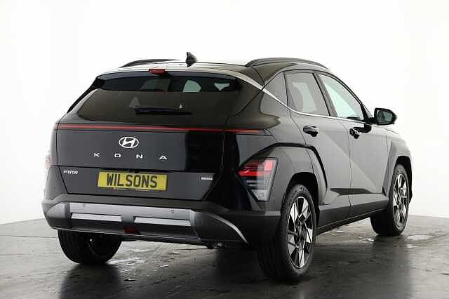 Hyundai KONA 1.6 GDi Hybrid Ultimate 5dr DCT Hatchback Black