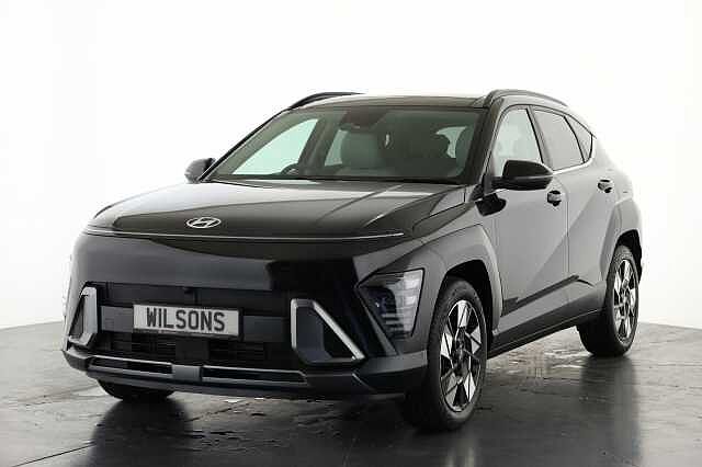 Hyundai KONA 1.6 GDi Hybrid Ultimate 5dr DCT Hatchback Black