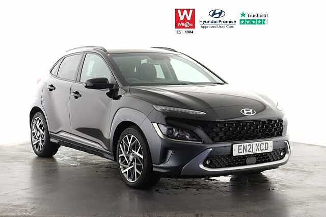 Hyundai KONA 1.6 GDi Hybrid Premium 5dr DCT Hatchback Black