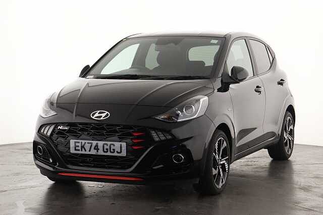 Hyundai I10 1.0T [90] N Line 5dr [Nav] Hatchback Black