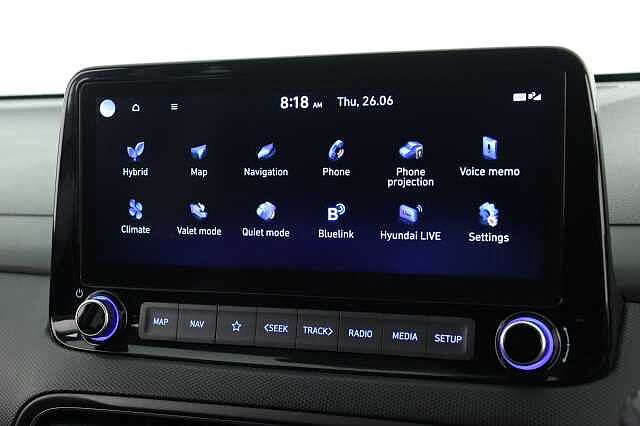 Hyundai KONA 1.6 GDi Hybrid Premium 5dr DCT Hatchback Grey