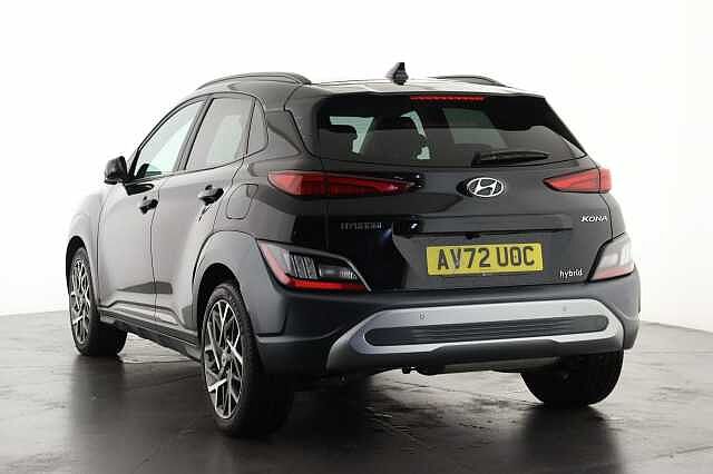 Hyundai KONA 1.6 GDi Hybrid Ultimate 5dr DCT Hatchback Black