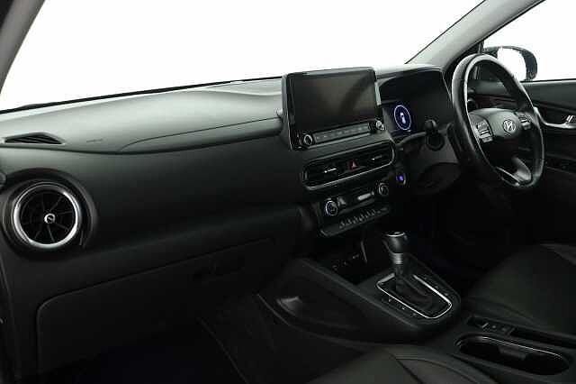 Hyundai KONA 1.6 GDi Hybrid Ultimate 5dr DCT Hatchback Black