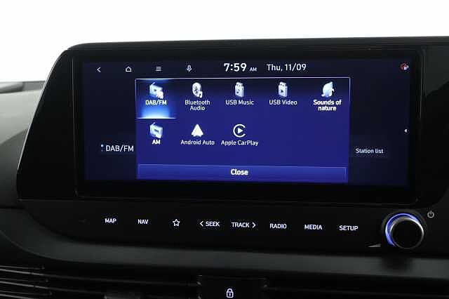 Hyundai I20 1.0T GDi 90 Tech Line 5dr DCT Pearl - Vibrant blue