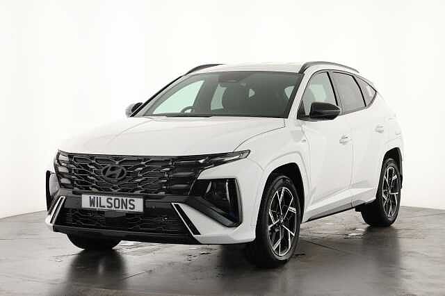 Hyundai TUCSON 1.6T 239 Hybrid N Line Edition 5dr Auto Special solid - Atlas white
