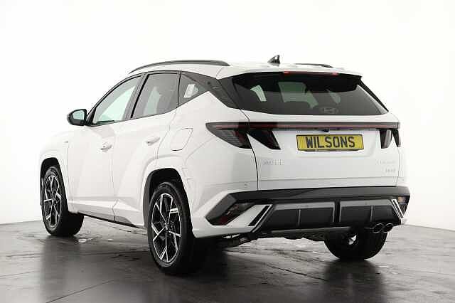 Hyundai TUCSON 1.6T 239 Hybrid N Line Edition 5dr Auto Special solid - Atlas white