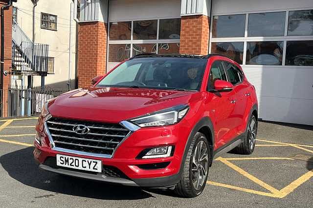 Hyundai TUCSON 2.0 CRDi 48Volt MHEV Premium SE 5dr 4WD DCT Red