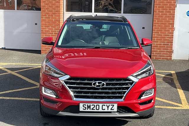 Hyundai TUCSON 2.0 CRDi 48Volt MHEV Premium SE 5dr 4WD DCT Red