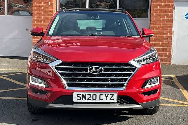 Hyundai TUCSON 2.0 CRDi 48Volt MHEV Premium SE 5dr 4WD DCT Red