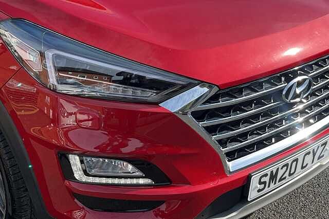 Hyundai TUCSON 2.0 CRDi 48Volt MHEV Premium SE 5dr 4WD DCT Red