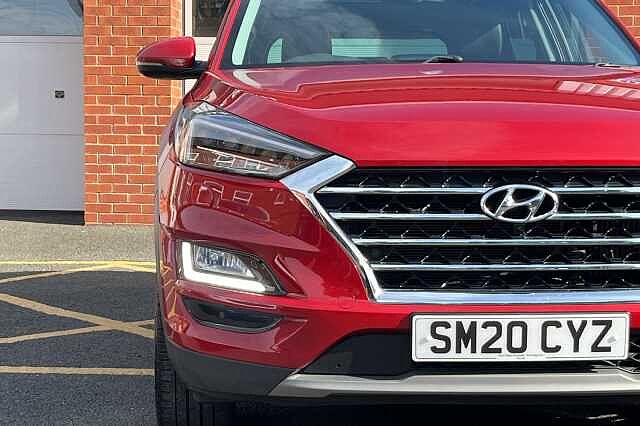 Hyundai TUCSON 2.0 CRDi 48Volt MHEV Premium SE 5dr 4WD DCT Red