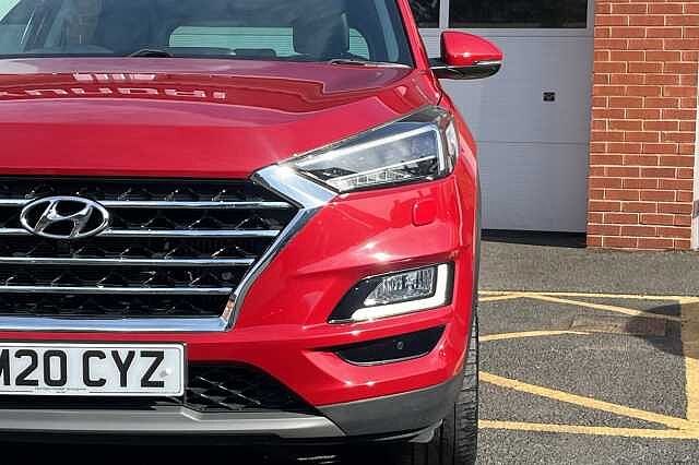 Hyundai TUCSON 2.0 CRDi 48Volt MHEV Premium SE 5dr 4WD DCT Red