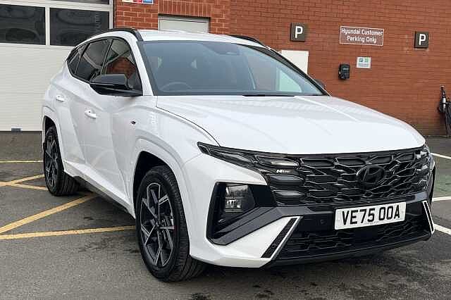 Hyundai TUCSON 1.6T Hybrid N Line 5dr Auto White