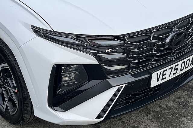 Hyundai TUCSON 1.6T Hybrid N Line 5dr Auto White