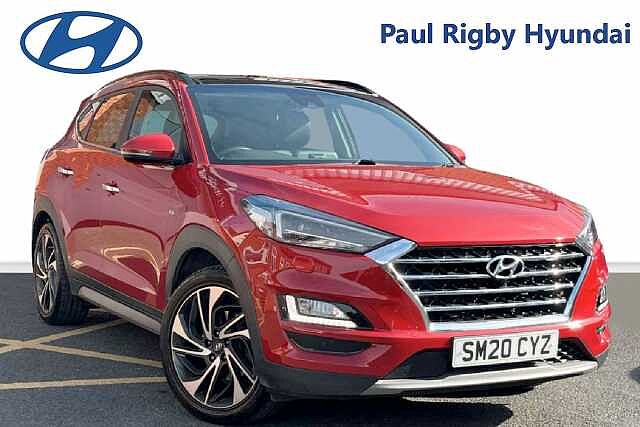 Hyundai TUCSON 2.0 CRDi 48Volt MHEV Premium SE 5dr 4WD DCT Red