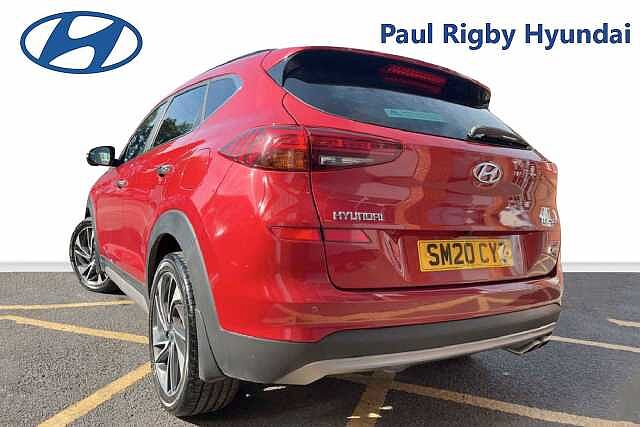 Hyundai TUCSON 2.0 CRDi 48Volt MHEV Premium SE 5dr 4WD DCT Red