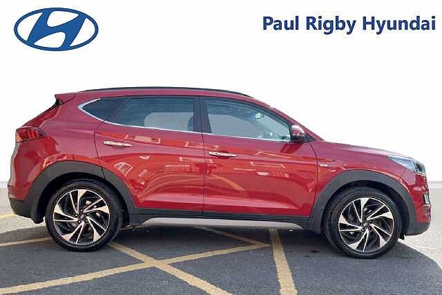 Hyundai TUCSON 2.0 CRDi 48Volt MHEV Premium SE 5dr 4WD DCT Red